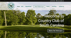 Desktop Screenshot of countryclubsc.com