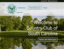 Tablet Screenshot of countryclubsc.com